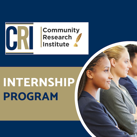 CRI Internship Program Community Research Institute